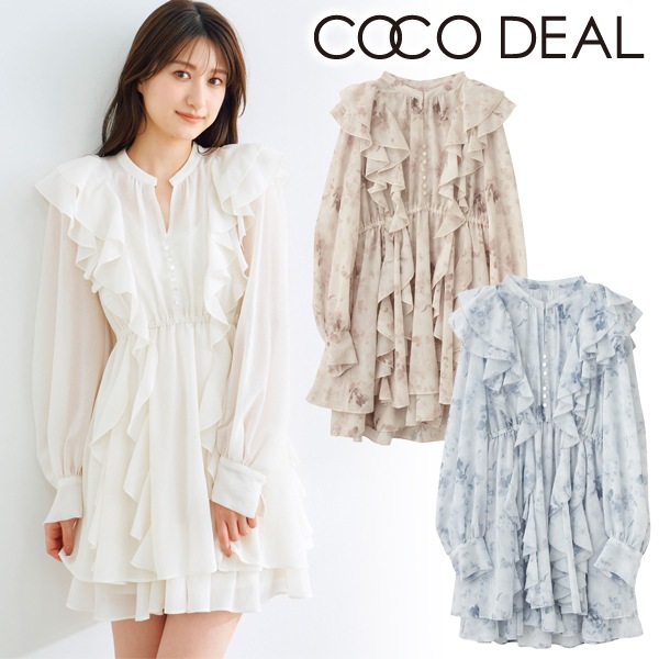 COCODEAL ココディール フリルミニワンピース 75215244