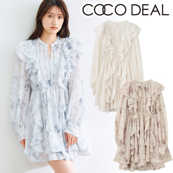 COCODEAL ココディール フリルミニワンピース フリルミニワンピース｜PETAL ONLINE（ペタルオンライン）
