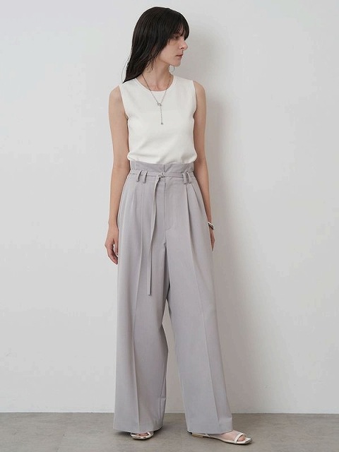 ��SALE60%OFF��ELENDEEK �����ǥ�����  HIGH WAIST TUCK WIDE PT �ϥ��������ȥ��å��磻�ɥѥ�� 512540710801  /����󥻥������Բľ��ʡ������ˤ�15���ޤ�¨��ȯ��(���˰ʳ�)��