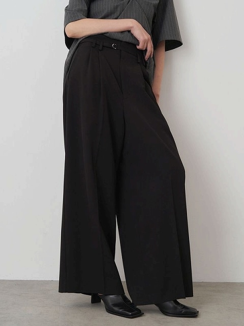 SALE50%OFF】ELENDEEK エレンディーク HIGH WAIST TUCK WIDE PT ハイ
