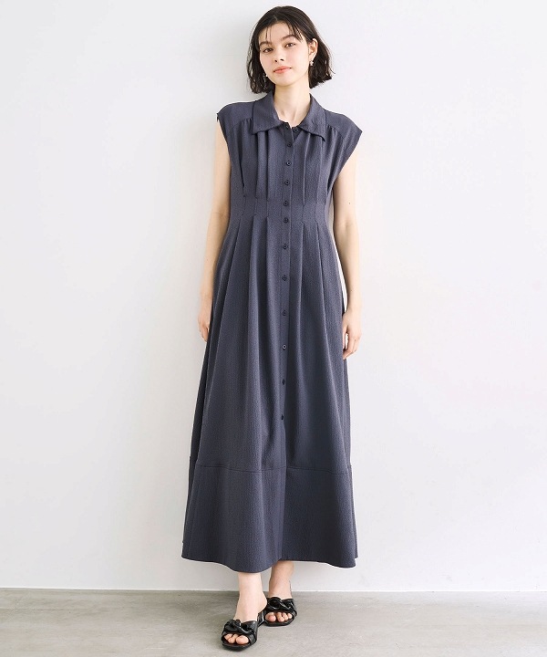 COCODEAL ココディール　ノースリーブシャツワンピ SALE30%OFF】COCODEAL ココディール ノースリーブシャツ