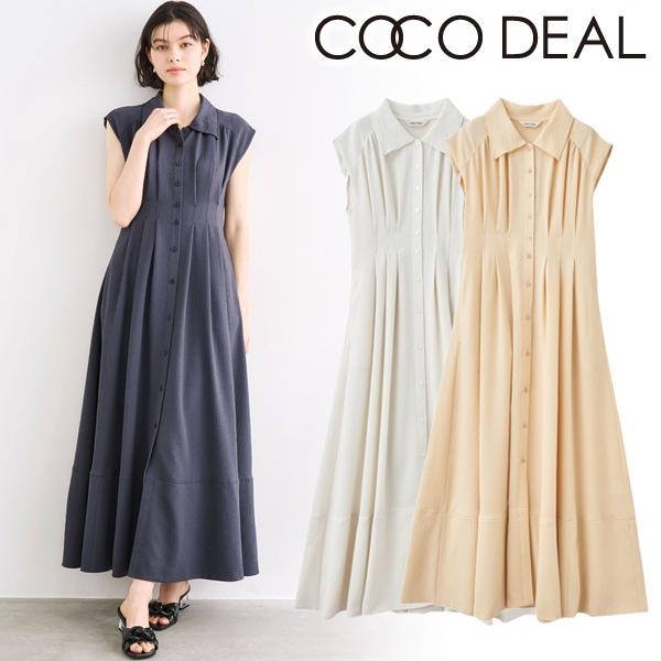 SALE30%OFF】COCODEAL ココディール ノースリーブシャツワンピース