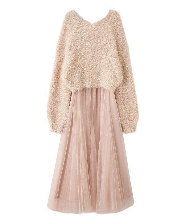 SALE30%OFF】LILLIAN CARAT リリアンカラット シャギーニットボレロ