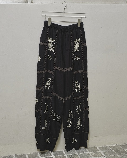 SOLD OUTTODAYFUL ȥǥե  Embroidery Patchwork Trousers 12510701 /󥻥Բľʡˤ15ޤ¨ȯ(˰ʳ)