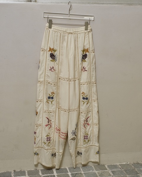 SOLD OUTTODAYFUL ȥǥե  Embroidery Patchwork Trousers 12510701 /󥻥Բľʡˤ15ޤ¨ȯ(˰ʳ)