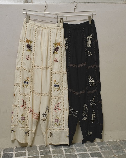 SOLD OUTTODAYFUL ȥǥե  Embroidery Patchwork Trousers 12510701 /󥻥Բľʡˤ15ޤ¨ȯ(˰ʳ)