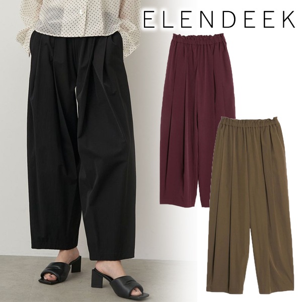 お値下げ　新品未使用タグ付　Heve イージーベルPT エクリュ34 SALE50%OFF】ELENDEEK エレンディーク EASY TUCK COCOON PT イージー