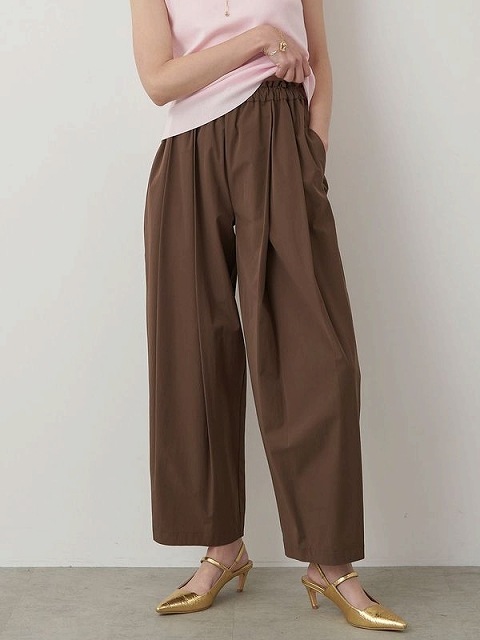 B00240 エレンディーク ELENDEEKサイドプリーツパンツ B00240 エレンディーク ELENDEEKサイドプリーツパンツ