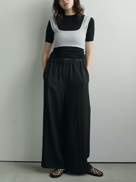 anuke アンヌーク Pintuck Wide Pants 62520730 /キャンセル返品