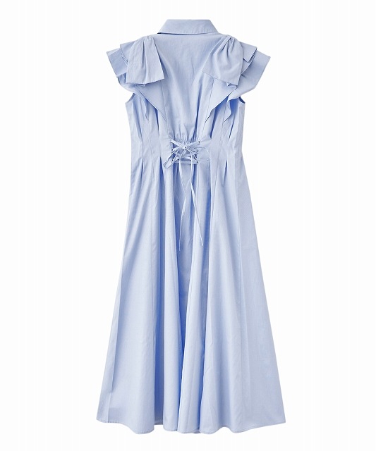 LILLIAN CARAT リリアンカラット フリルリボンデザインシャツ