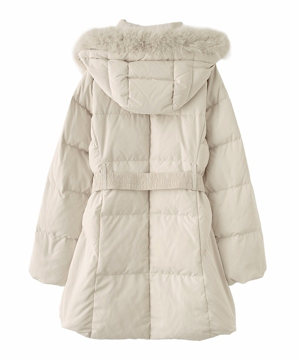 LILLIAN CARAT フェイクファードレスダウン LILLIAN CARAT フェイクファードレスダウン - メルカリ