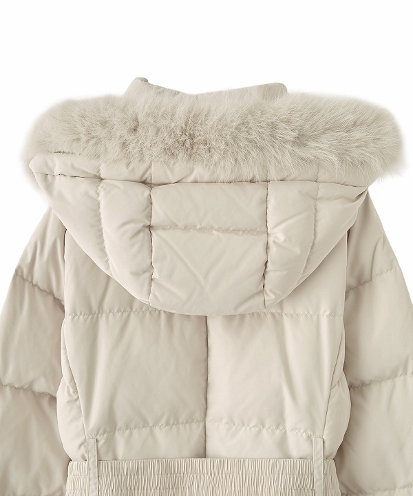 LILLIAN CARAT フェイクファードレスダウン LILLIAN CARAT フェイクファードレスダウン - メルカリ