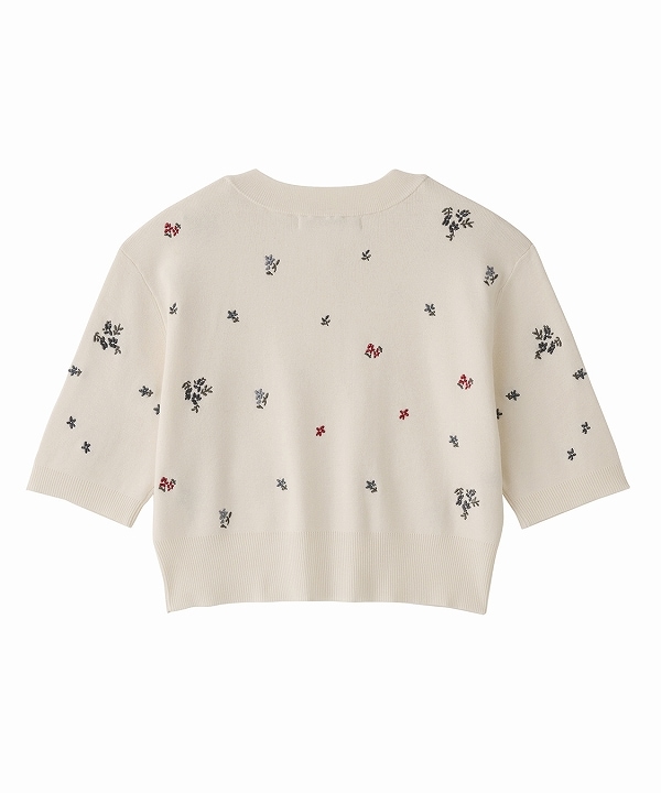 SALE20%OFF】COCODEAL ココディール 刺繍ニットカーディガン 76333462