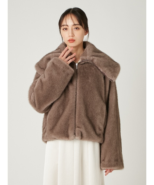 【美品】FRAY I.D ECOPEL ファー　ショートジャケット 新作！ECOPELショートファージャケット | FRAY I.D | ショップ