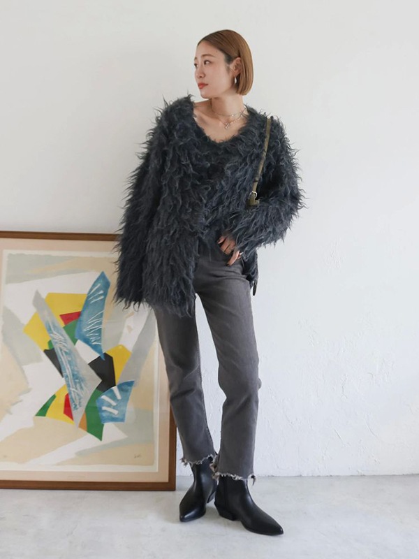 SALE50%OFF】Ungrid アングリッド 起毛ニットアンサンブル