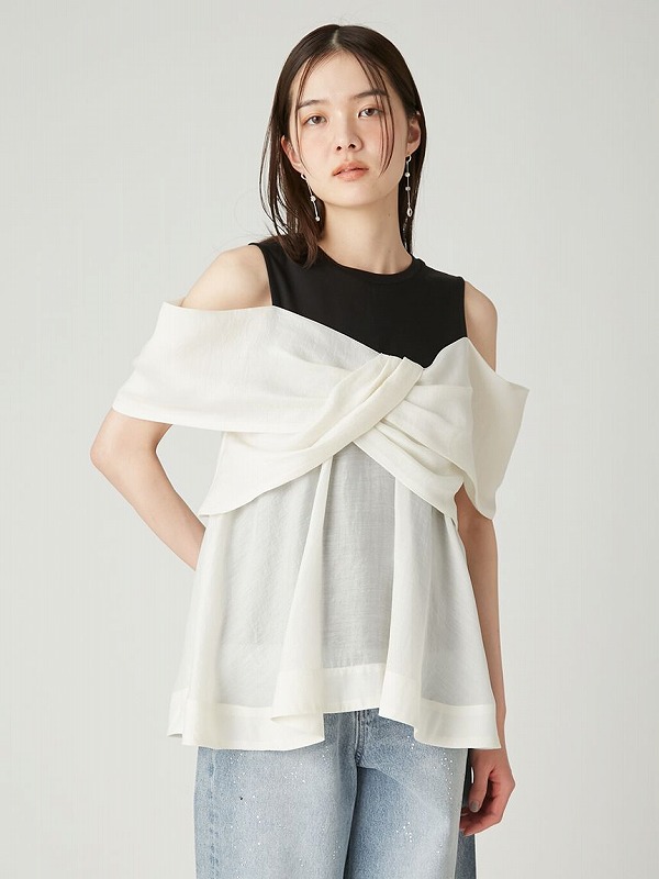 ��SOLD OUT�ۡڴ��ָ���10%OFF��FRAY I.D �ե쥤�����ǥ���  �ĥ����ȥǥ��ơ��륫�åȥȥåץ� FWCT264025 /����󥻥������Բľ��ʡ������ˤ�15���ޤ�¨��ȯ��(���˰ʳ�)��