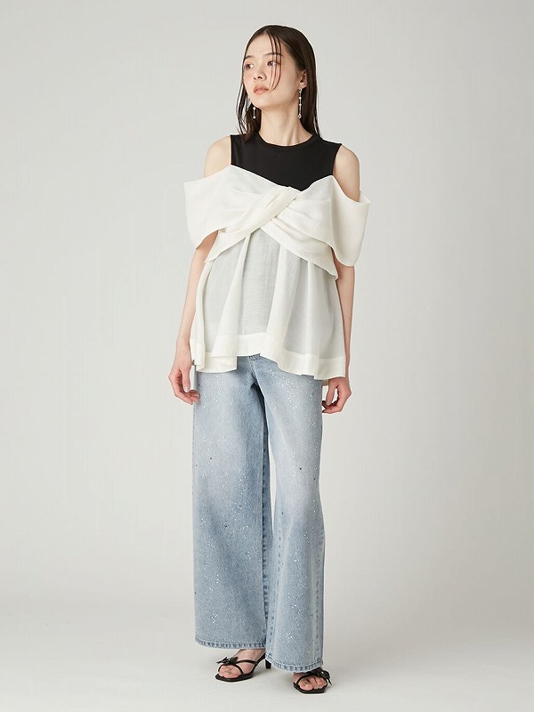 ��SOLD OUT�ۡڴ��ָ���10%OFF��FRAY I.D �ե쥤�����ǥ���  �ĥ����ȥǥ��ơ��륫�åȥȥåץ� FWCT264025 /����󥻥������Բľ��ʡ������ˤ�15���ޤ�¨��ȯ��(���˰ʳ�)��