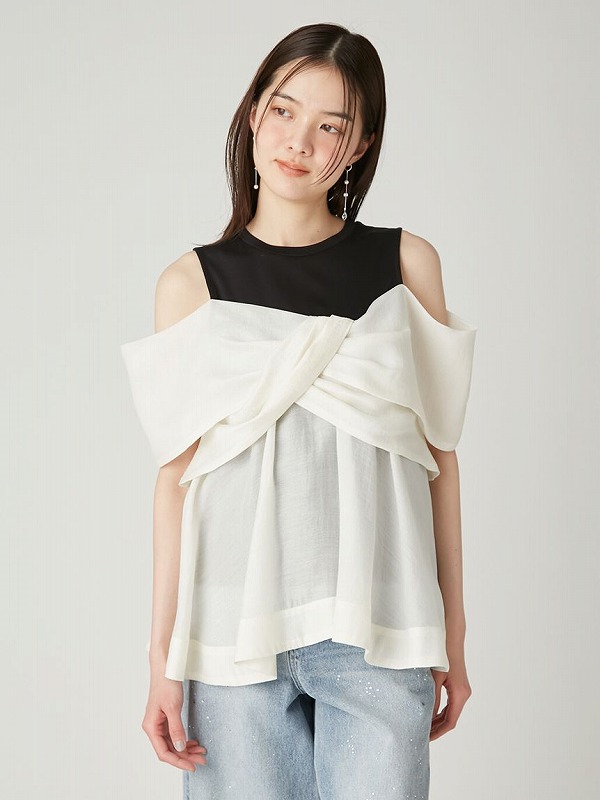 ��SOLD OUT�ۡڴ��ָ���10%OFF��FRAY I.D �ե쥤�����ǥ���  �ĥ����ȥǥ��ơ��륫�åȥȥåץ� FWCT264025 /����󥻥������Բľ��ʡ������ˤ�15���ޤ�¨��ȯ��(���˰ʳ�)��