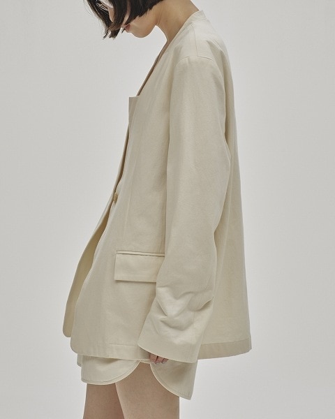 新品Todayful Collarless Cottonsatin Jacket セール】TODAYFUL Collarless Cottonsatin Jacket 12510106