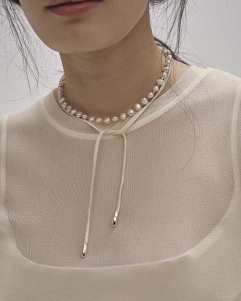 11/9()1000OFF ݥ󥳡ɡ1000tfTODAYFUL ȥǥե  Pearl Ribbon Choker 12510909 /󥻥Բľʡˤ15ޤ¨ȯ(˰ʳ)