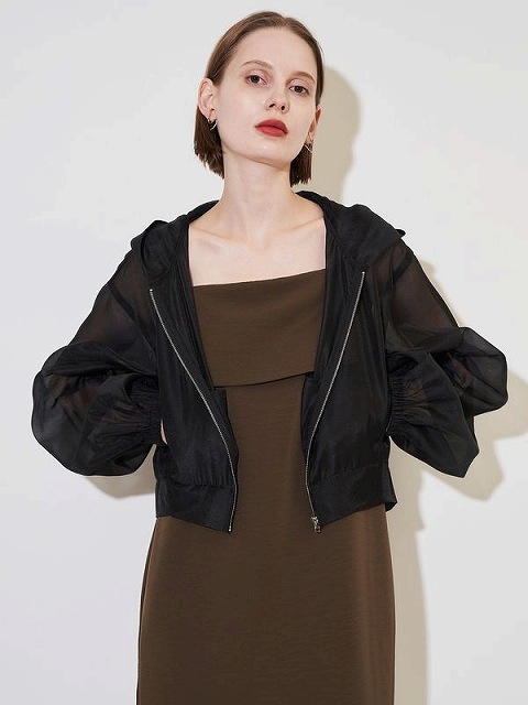 SALE50%OFF】ELENDEEK エレンディーク HOODIE SHEER BZ フーディー