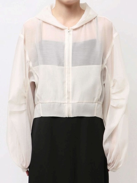 SALE50%OFF】ELENDEEK エレンディーク HOODIE SHEER BZ フーディー
