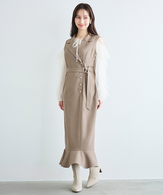 SALE20%OFF】LILLIAN CARAT リリアンカラット ヘムフレアジャケット