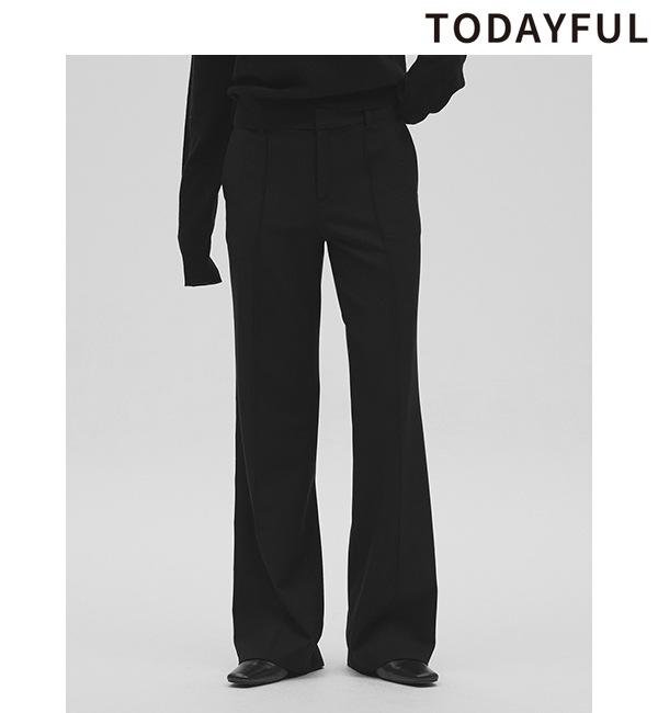 ��ͽ���ʡ�TODAYFUL �ȥ��ǥ��ե�  Pintuck Straight Trousers 12620715 11�����12��������ͽ�� /����󥻥������Բľ���
