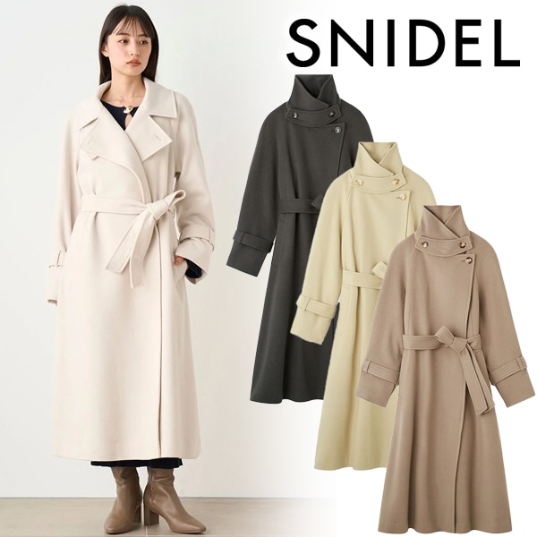 大人気！ウエストマークウールコート SNIDEL