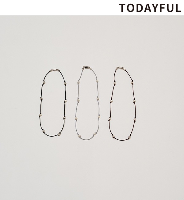 SOLD OUTTODAYFUL ȥǥե  Cord Pearl Choker 12510910  ͥݥ̵ /󥻥Բľʡˤ15ޤ¨ȯ(˰ʳ)