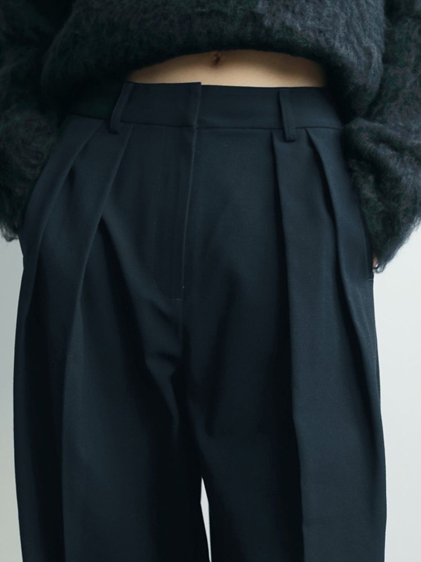 anuke ����̡���  Tuck Wide Pants 62520724 /����󥻥������Բľ��� �������ˤ�15���ޤ�¨��ȯ��(���˰ʳ�)��