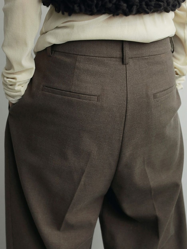 anuke ����̡���  Tuck Wide Pants 62520724 /����󥻥������Բľ��� �������ˤ�15���ޤ�¨��ȯ��(���˰ʳ�)��