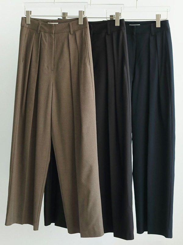 anuke ����̡���  Tuck Wide Pants 62520724 /����󥻥������Բľ��� �������ˤ�15���ޤ�¨��ȯ��(���˰ʳ�)��