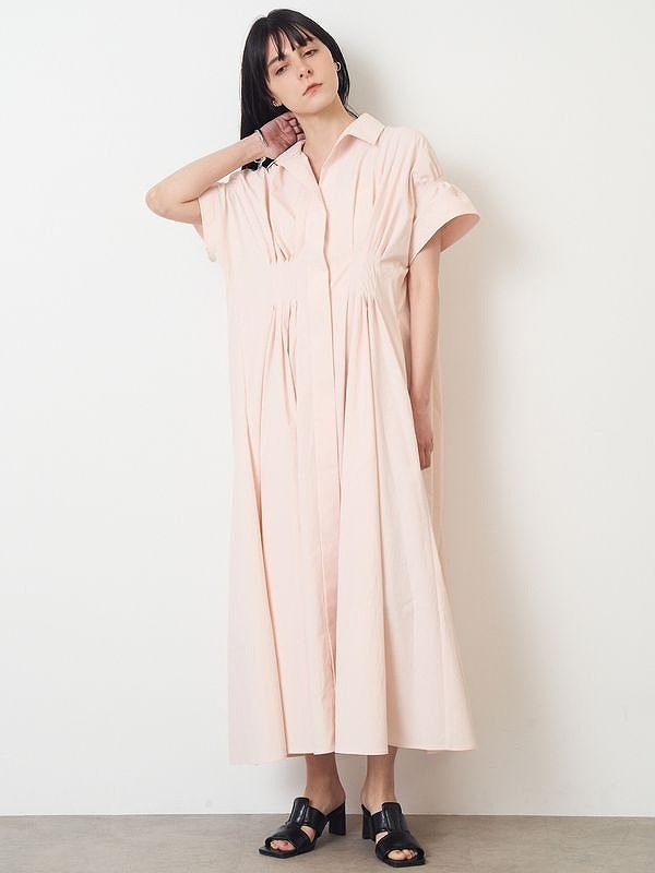 期間限定15%OFF】ELENDEEK エレンディーク FRONT TUCKED OVER SH OP