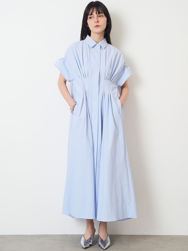 期間限定15%OFF】ELENDEEK エレンディーク FRONT TUCKED OVER SH OP