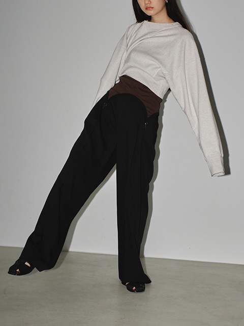 TODAYFUL ȥǥե /Tuck Wide Trousers 12410720  /󥻥Բľʡˤ15ޤ¨ȯ(˰ʳ)