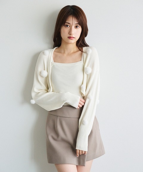 COCODEAL ココディール アシメペプラムブラウス