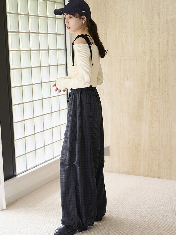 SALE50%OFF】SNIDEL スナイデル ワイドデザインパンツ SWFP254280