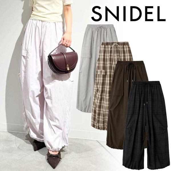 ��SALE40%OFF��SNIDEL ���ʥ��ǥ�  �磻�ɥǥ�����ѥ�� SWFP254280  /����󥻥������Բľ��ʡ������ˤ�15���ޤ�¨��ȯ��(���˰ʳ�)��