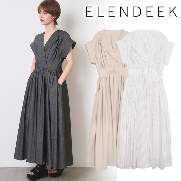 �ڴ��ָ���10%OFF��ELENDEEK �����ǥ�����  OPEN COLLAR SHIRT OP �����ץ󥫥顼����ĥ��ԡ��� 512640320201  /����󥻥������Բľ��� �������ˤ�15���ޤ�¨��ȯ��(���˰ʳ�)��