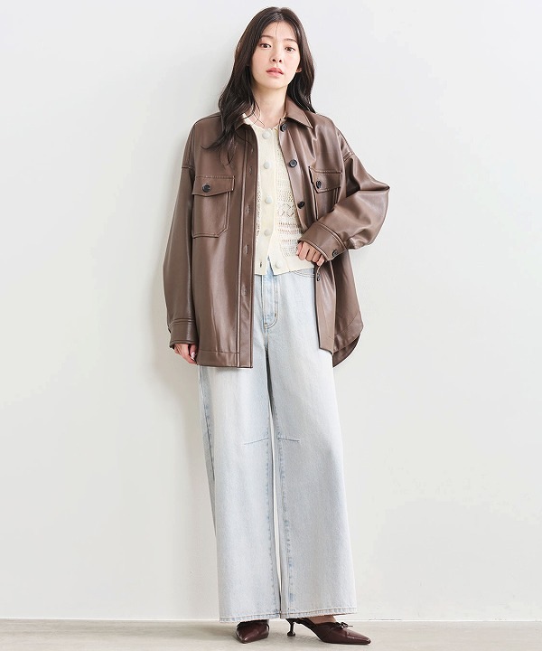 SALE50%OFF】COCODEAL ココディール バレルワイドデニムパンツ