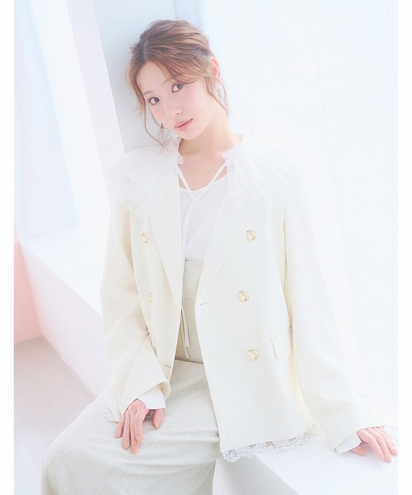 SOLD OUT】LILLIAN CARAT リリアンカラット レースヘムダブル