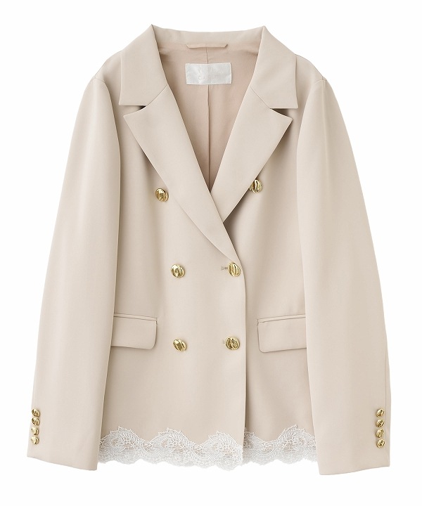 SOLD OUT】LILLIAN CARAT リリアンカラット レースヘムダブル 