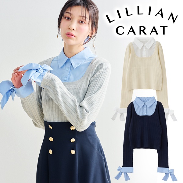 ��SALE50%OFF��LILLIAN CARAT ��ꥢ�󥫥�å�  ��ܥ󥹥꡼�֥쥤�䡼�ɥ˥å� 46231168  /����󥻥������Բľ��ʡ������ˤ�15���ޤ�¨��ȯ��(���˰ʳ�)��