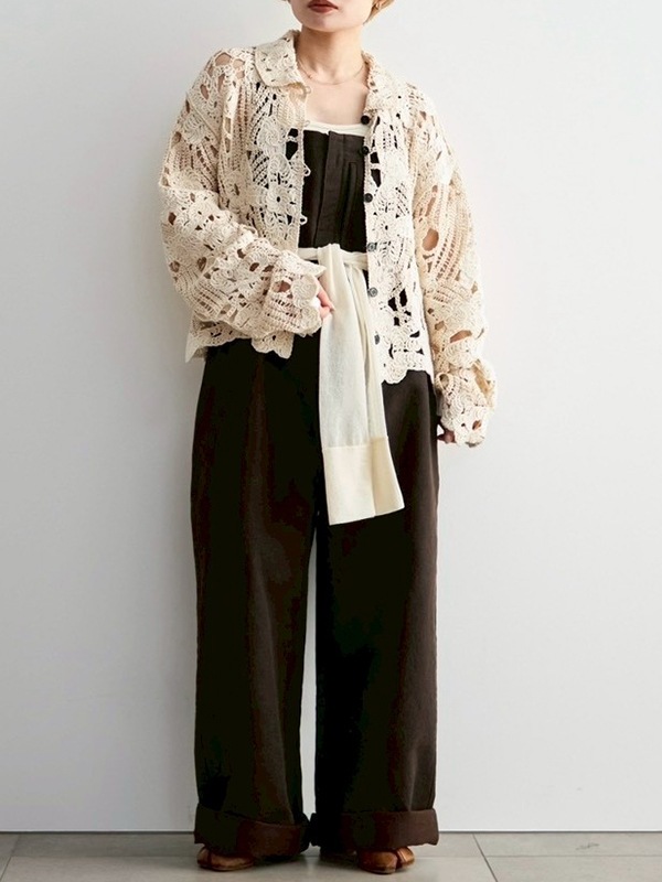 anuke ����̡���  Embroidery Over Shirts 62620402  /����󥻥������Բľ��� �������ˤ�15���ޤ�¨��ȯ��(���˰ʳ�)��