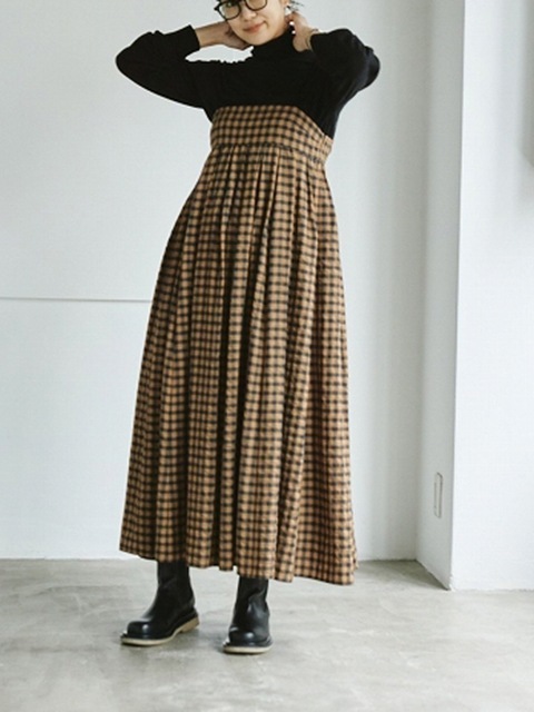 国内即発送 TODAYFUL Ginghamcheck Camisole Dress 36