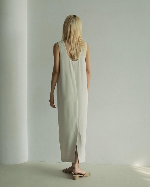 anuke アンヌーク Twill Uneck Onepiece 62510306 /キャンセル返品不可