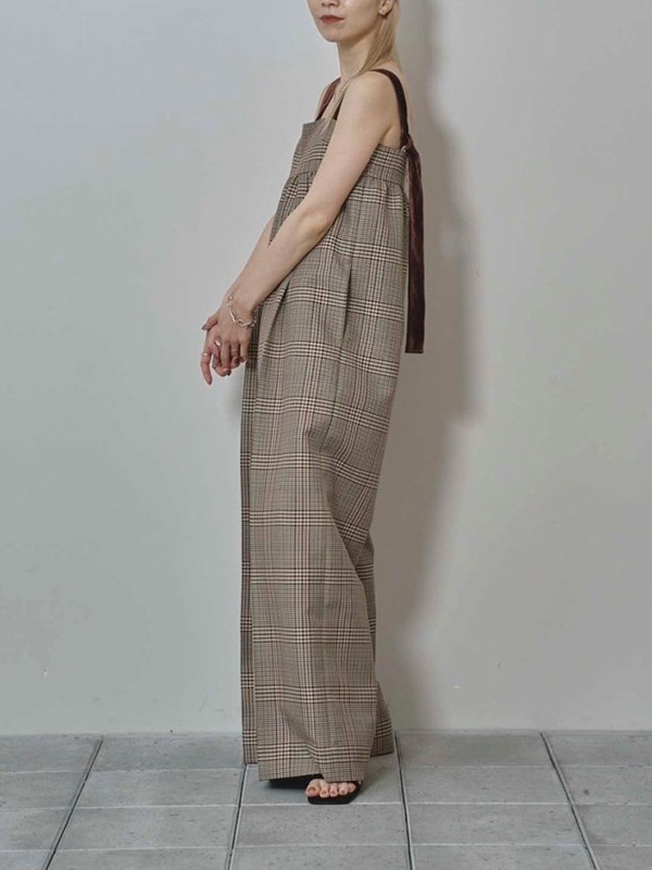 SOLD OUT】TODAYFUL トゥデイフル Check Wide Combinaison