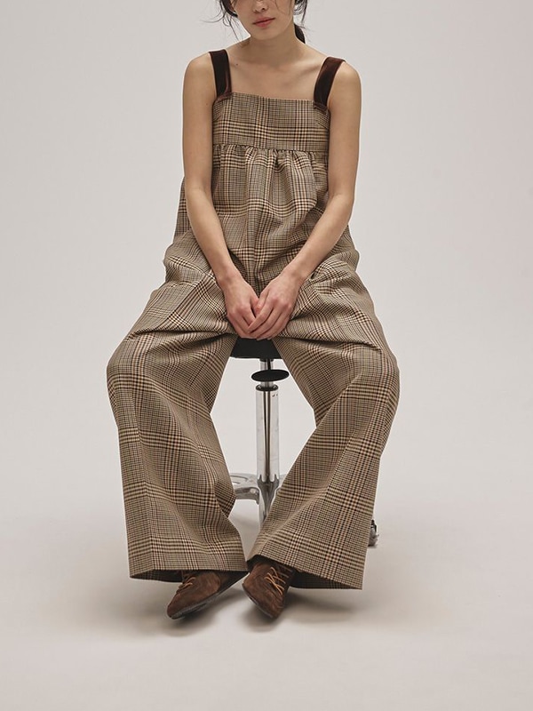 ette Check Combinaison トゥデイフル　チェック SOLD OUT】TODAYFUL トゥデイフル Check Wide Combinaison 12520301