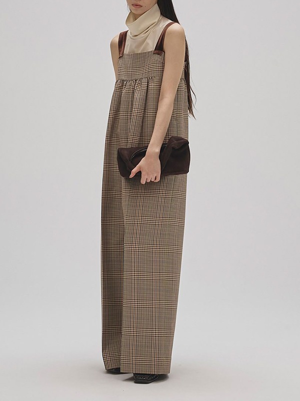SOLD OUT】TODAYFUL トゥデイフル Check Wide Combinaison